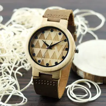 Quartz Watch Men Women Wood Watches Fashion Casual Wooden business Wood Analog leather Wristwatch Relogio Feminino Relojes