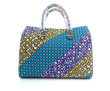 African wax ankara bags and shoes to match new fashion african wax print shoes with high heel with NT02 size 38-41.
