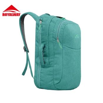 ROYALWAY Women Men Lap Top Backpacks Travel Bags Polyester Large Space Softback Bag 23L#RPBB0511F