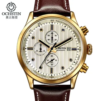 OCHSTIN Men Watches Top Brand Luxury Waterproof Sport Quartz Chronograph Watch Men Business Wrist Watch Clock Male hodinky