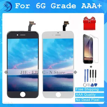 NO Dead Pixel AAA Quality LCD Display For iPhone 6 Screen With Touch Digitizer Assembly Replacement Black and white