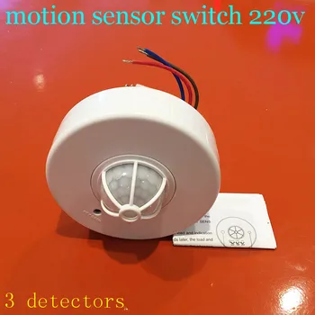 New 220v motion detector led pir 360 led light pir motion sensor 360 degree pir motion sensor detector led sensor switch CM003