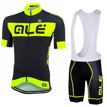 2016 ALE Cycling Clothing Set Spring and Summer Men and Women Short Sleeve Breathable Men and Women Cycling Jersey