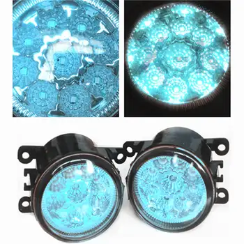 For FORD MONDEO 2007-2013 Car Styling Led Fog Lamps 12V Fog Lights Blue Crystal Blue
