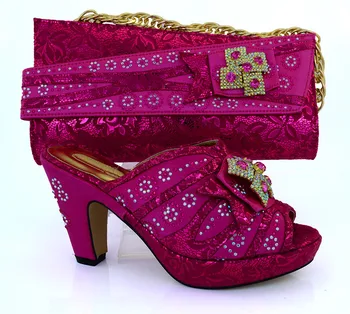 MM1014 .Hot Favorable Italian design shoe and matching bag set,Wholesale and shoe and bag to match