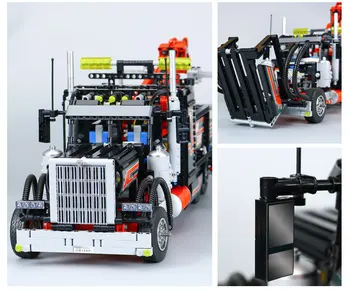 Bevle Store LEPIN 20020 1877Pcs with original box Technic Series Heavy Container Truck Head Building Blocks Bricks 8285 gift