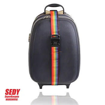 4PC Password Lock Adjustable Nylon Travel Luggage Straps Belt Protective Travel Accessories Suitcase Packing Belt