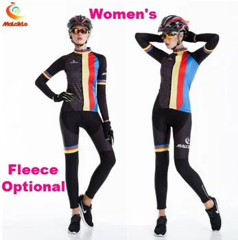 Women's Biking Clothings Long Sleeve Sports Bike Jersey Women Cycling Jerseys Bicycle Racing Suits QM17LTW5