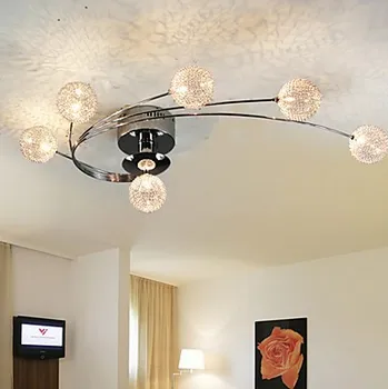Factory OutletModern Flush Mount Ball Design Chandelier Bedroom Living Room Lightings L75*W45CM AC110-220V