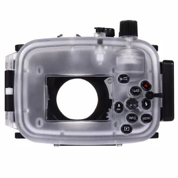 PULUZ for Canon G7 X Mark II Underwater 40m Depth Diving Case Waterproof Camera Housing