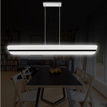100cm Creative Elongated Modern Simple LED Pendant Lights Fixtures For Bar Home Living Dining Room Hanging Lamp Lustres De Sala