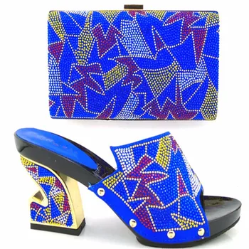 Fashion Italian Shoe With Matching Bag Set For Party Latest Fashion African Women Shoes And Bag To Match Set Size 38-42 TH16-08