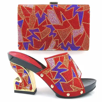 Fashion Italian Shoe With Matching Bag Set For Party Latest Fashion African Women Shoes And Bag To Match Set Size 38-42 TH16-08