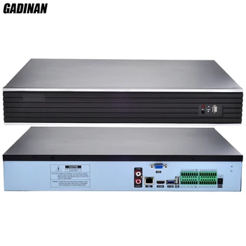 GADINAN H.265 32CH NVR 32CH*4MP/24CH*5MP Hi3536 NVR 4K HDMI ONVIF P2P Network Wifi Support 4SATA*6TB HDD Ports For 4M/5M Cameras