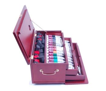 Lukas limited edition 18 sets of Lukas The expert level oil paints paint mahogany box suit