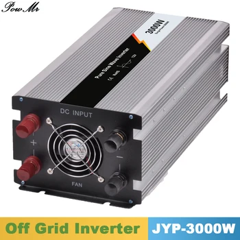 3000W 12V/24V/48V DC Input 110V/220V AC Output Pure Sine Wave Off Grid Tie Inverter Microprocessor Based Design Home Inverter