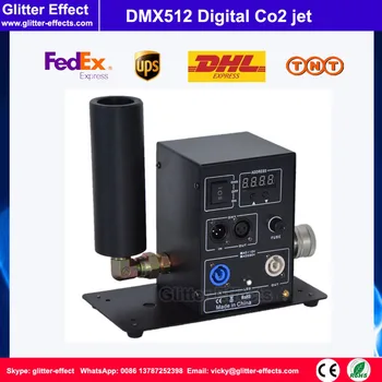 DMX512 digital Single pipe Co2 jet DJ disco theater night club bar stage equipment cyro fog machine