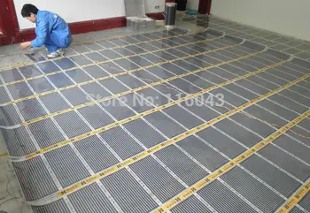 Netherlands 50 Square meter electric Heating film With accessories, AC220V+-10V far underfloor heating film