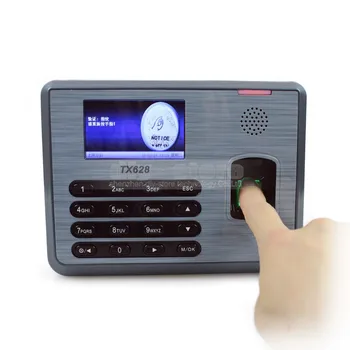 DIYSECUR 3.5 inch TFT Color Screen Software LCD Biometric Fingerprint TimeClock Attendance TCP/iP