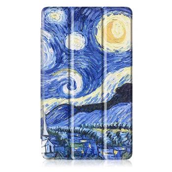 Luxury Print PU Leather Case for Lenovo Tab 3 8 Plus 8inch Tablet Stand Protective Cover for Lenovo P8 TB-8703F (Tab3 8 Plus)