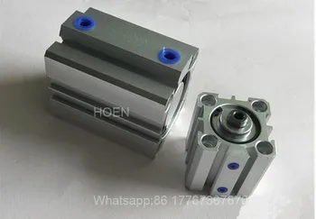 SDA63-15 63mm Bore 15mm Stroke Pneumatic Compact Cylinder SDA63*15 Aluminum Alloy Thin Air Cylinder