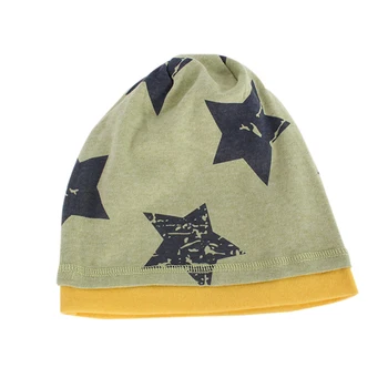 Unisex Boys Kids Infants Hats Baby Beanie Hat Cartoon Pentagram Cap