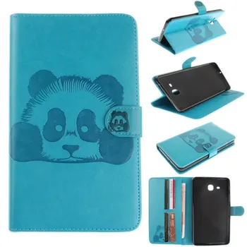 Panda Painting Flip Wallet Stand PU leather case For Samsung Galaxy Tab A6 7.0 T280 T285 7