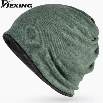 Dexing]The new fashion elastic variety hip-hop Beanies Skullies scarf spring winter hat for men and women