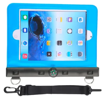 In Stock! Waterproof Dry Bag Blue Underwater Pouch Case Cover For Mini Ipad With Campass Hot sell
