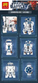 Clone 10225 Lepin 05043 LELE 35009 UCS Genuine Star War Series The R2-D2 Robot Set Building Blocks Bricks Set Toys