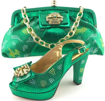 Women Dress Matching Shoe And Bag Italy African Shoe And Bag Set For Party In Women Italian Shoes And Bag ME6609