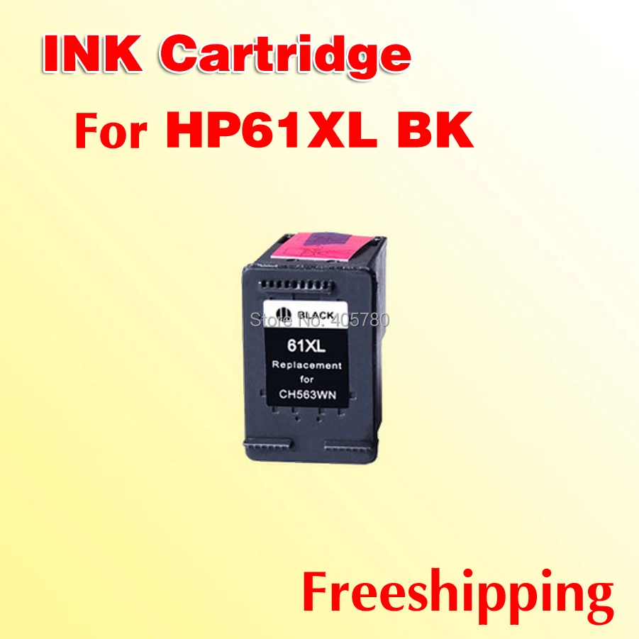 1pcs 61 black ink cartridge compatible for HP 61 61XL Deskjet 1050/2050/2050s+ping+