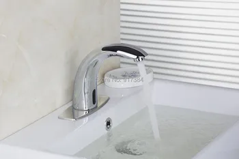 Kitchen Basin Sink Faucet Sense Chrome Automatic Sense Mixer Tap Faucet DE-0201