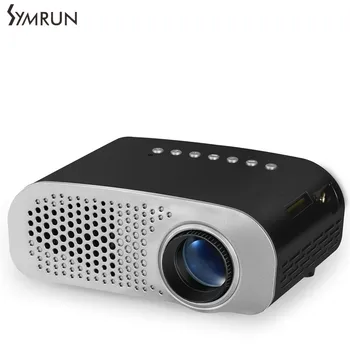 Symrun Dual HDMI TV Mini Projector TV Home Theater LED Projector Support Full Hd 1080p Video Media player Hdmi LCD 3D Beamer