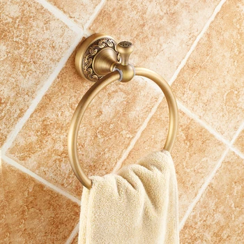Copper seconds kill new fashion bathroom accessories wall towel rack oil rack holders towel bathroom hardware luxury carved