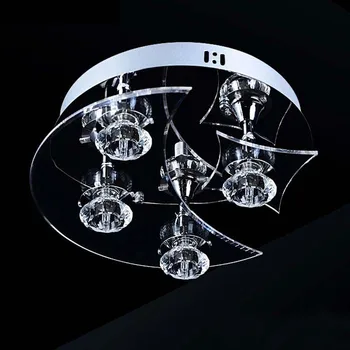 LED Modern Crystal Chandelier 3/4 Lights For Living Room Bedroom Dinning Room Crystal Lighting Fixtures Crystal Lamps WCL001