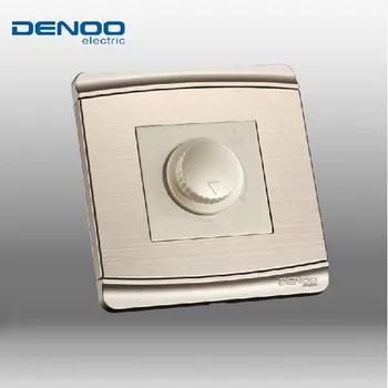 2017 China Manufacturer Wallpad Luxury Push Button Wall Light Switch Dimmer
