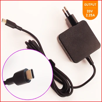 20V 2.25A 45W Laptop Netbook Ac Adapter Power Supply Charger USB-C Type-C For Dell Latitude 13 7370 7275 P/N: LA45NM150 HDCY5