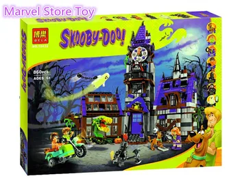 Bela 10432 Scooby Doo Mysterious Ghost House figures Building Block figure Toys K473