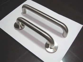Stainless steel 304 material tube door pull handle hole to hole size 200 mm for wood door KF199