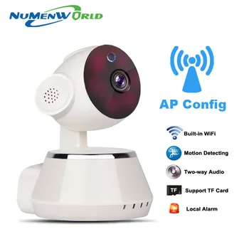 Pan Tilt Wireless IP Camera WIFI 720P CCTV Home Security Cam Micro SD Slot Support Microphone & P2P free APP for Iphone android