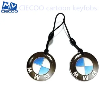 Cartoon BMW Keytags 125Khz RFID Writable Rewrite Proximity ID Token Tag Key Keyfobs