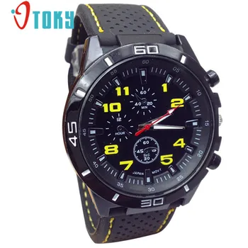 2017 Quartz Watch Men Military Watches Sport Wristwatch Silicone Fashion Hours Creative