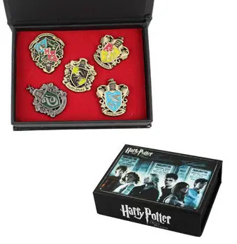 HARRY POTTER HOGWARTS Badge Brooch 5pcs in set for Comic Con cosplay