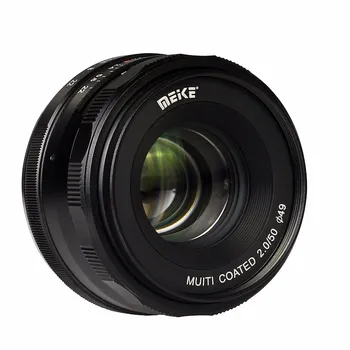 Meike MK-E-50-2.0 50mm f2.0 Large Aperture Manual Focus lens APS-C For Sony E Mount for a6300 NEX7