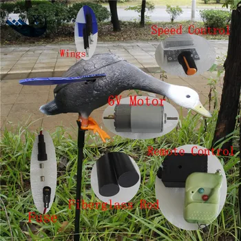 Wholesale Remote Control 6V Motor Duck Decoy Pe Mallard Decoy Duck-Hunting-Decoy From Xilei