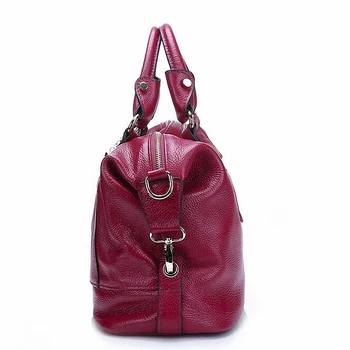 New Brand Designer Women Casual tassel Tote Bags Cow Genuine Leather Handbag Shoulder Bag Solid Bigs Capacity Female LI-1661