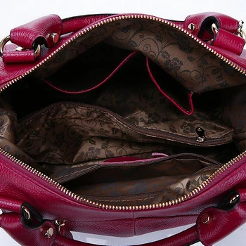 New Brand Designer Women Casual tassel Tote Bags Cow Genuine Leather Handbag Shoulder Bag Solid Bigs Capacity Female LI-1661