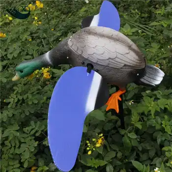 Wholesale Outdoor Hunting Plastic Duck Decoy 6V Duck Motor Decoy Duck Magnet Spinning Wings From Xilei