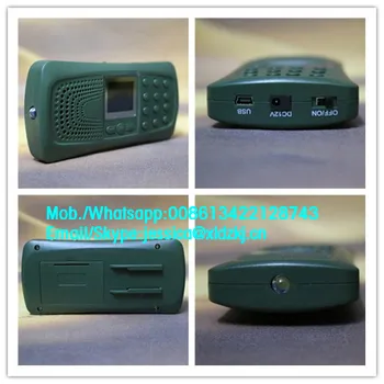 Remote control duck sound mp3 player for hunting bird